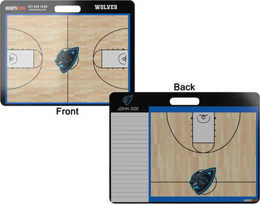 23 X 18 Custom Basketball Coaching Board | 2 Sided| Carry Handle HoopsKing